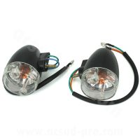 Intermitentes traseros negros adaptables Sym Orbit 2 pareja
