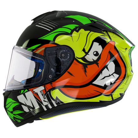 Casque Intégral - MT Targo Truck Noir Mat / Fluo Mat