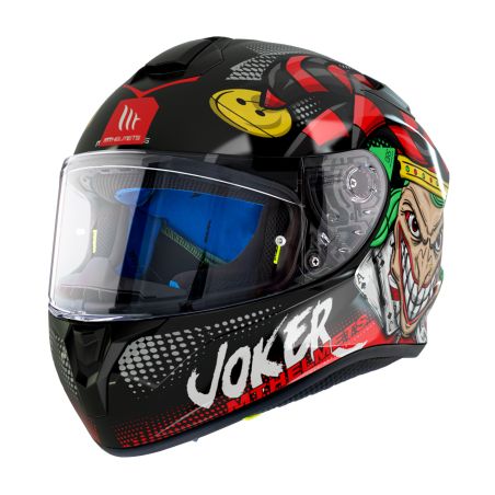 Casque Intégral - MT Targo Joker Noir Brillant