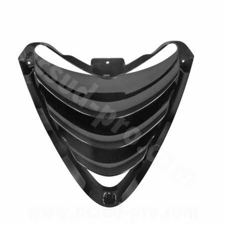 Tapa Frontal superior / Reja de Radiador Piaggio Zip SP - Blanco / Negro Brillante TNT