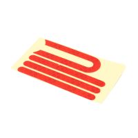Autocollant / Sticker de cache de vis de roue avant / arrière Trottinette électrique Xiaomi M365 / Pro - Rouge