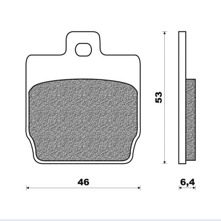 Plaquettes de Frein MBK Nitro Stunt YAMAHA Aerox Slider - Newfren BE Elite Organic FD0251BE