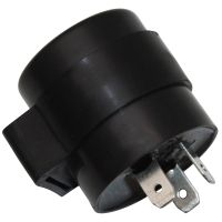 Relé intermitente universal redondo 12V 3 fichas LED