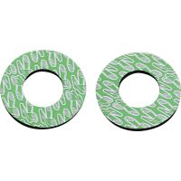 Donuts de poignées de guidon - Vert / blanc Renthal