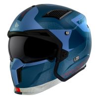 Casque Modulable Transformable - MT Streetfighter SV Totem C17 Bleu Mat