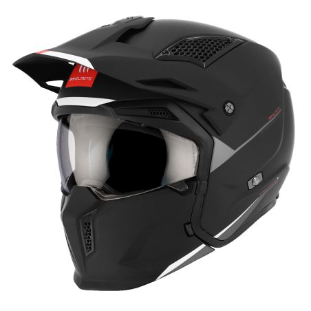 Casque Modulable Transformable - MT Streetfighter SV Trial Noir Mat