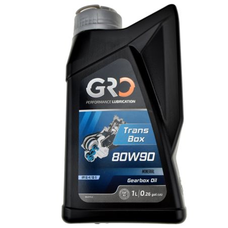 Aceite de Transmisión GEAR TRANS 80W90 - GRO Semi-Sintético - Global Racing Oil - 1L