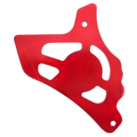 Tapa Protector Piñon alumino AM6 - BETA / RIEJU / SHERCO - CNC Rojo