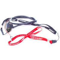 Interruptor paro magnetico Most Racing negro cordon rojo