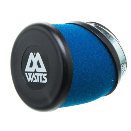 Filtre à air Watts PWK incliné bleu 49mm