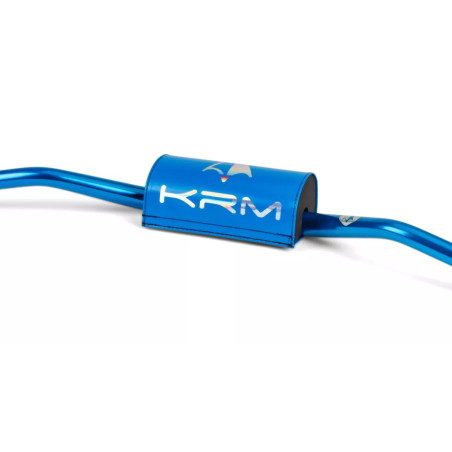 Guidon KRM 28mm avec mousse bleu holographique