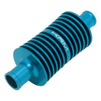 Refroidisseur d'eau sur durite KRM CNC Turquoise