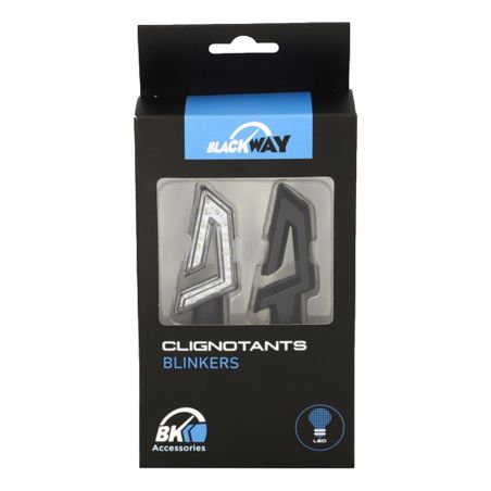 Intermitentes Blackway Arda LED negro homologados CE