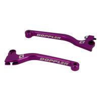 kit Levier de frein / embayage - Derbi Senda SM / R Race - 2003 / 2009 - Doppler CNC Violet