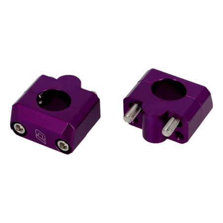 Surpontets Doppler pour Guidon Diamètre 28,6 mm en Aluminium CNC Violet