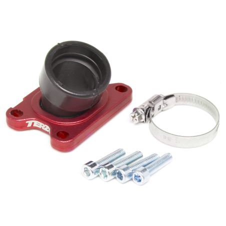 Pipe d'admission orientable 360° Minarelli AM6 / Derbi - Terzo - Rouge