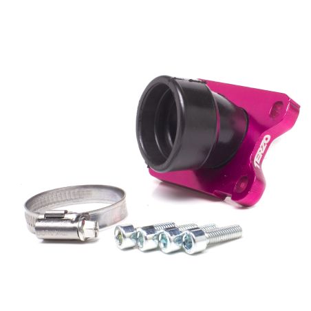 Pipe d'admission orientable 360° Minarelli AM6 / Derbi - Terzo - Rose