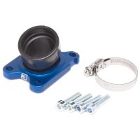 Pipe d'admission orientable 360° Minarelli AM6 / Derbi - Terzo - Bleu