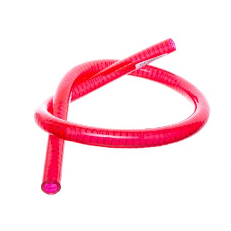 Durite de refroidissement renforcée 15x22mm 1M (scoot) - transparent rouge - Terzo