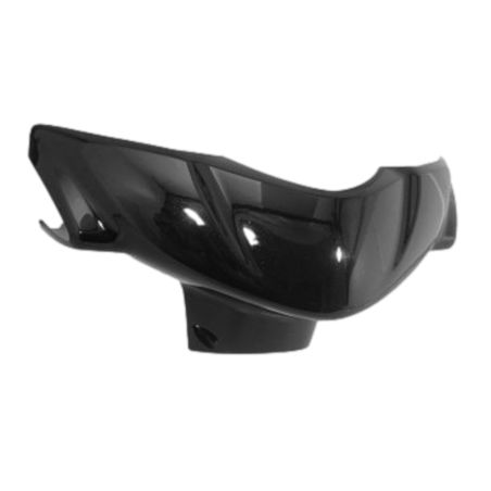 Carénage / couvre guidon adaptable pour MBK 50 Ovetto de 2008 à 2010 et Yamaha Neos de 2008 à 2010 noir brillant