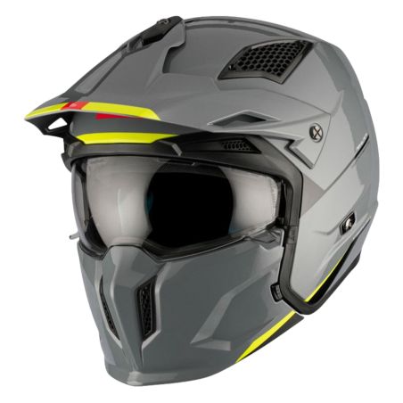 Casco Modular - MT Streetfighter SV Gris Brillante