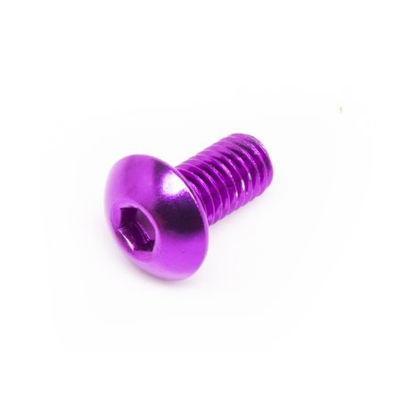 Vis M5x10 Most tête bombée aluminium violet