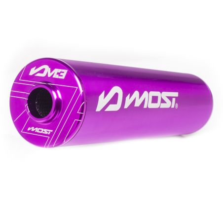Silenciador Most 80‑100cc M3 Violeta Aluminio Racing