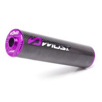 Silenciador Most Racing 80-100cc M3 carbono violeta grabado logo Most