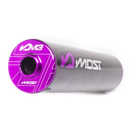 Silencieux d'échappement Most 80cc 100cc M3 carbone et violet