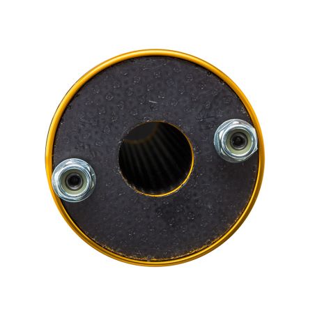 Silenciador MOST 80 / 100cc aluminio negro y oro diámetro 23 mm
