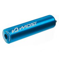 Silenciador MOST 80 100cc azul aluminio racing