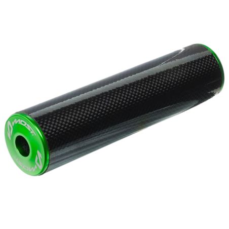 Silenciador Most Racing carbono verde 70 80cc diametro 20mm