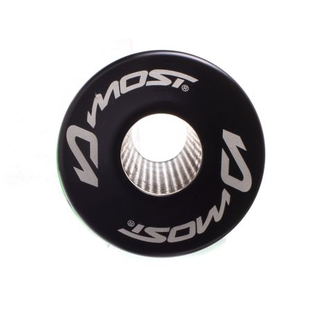 Silenciador racing flip verde negro 70 80cc diametro 20mm