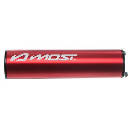 Silenciador Most Racing rojo negro 70 80cc diametro 20mm