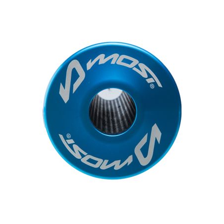 Silencieux d'échappement Most 70 / 80cc noir et bleu