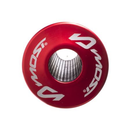 Silenciador de escape Most 50 70cc oro y rojo aluminio anodizado entraje 45 mm