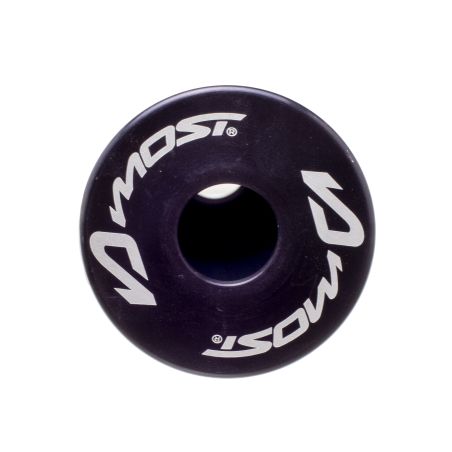 Silenciador de escape MOST Racing aluminio azul noche negro 50cc 70cc entraxe 45 mm