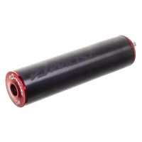 Silenciador de escape MOST Racing Black Max aluminio rojo 50cc 80cc entraxe universal