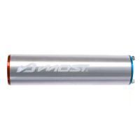 Silenciador de escape MOST Racing 50 80cc Rojo Gris Azul aluminio anodizado