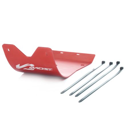 Cubrecárter de aluminio rojo Most Racing para Sherco 50cc