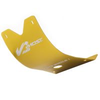 Cubrecárter de aluminio oro Most Racing para Sherco 50cc