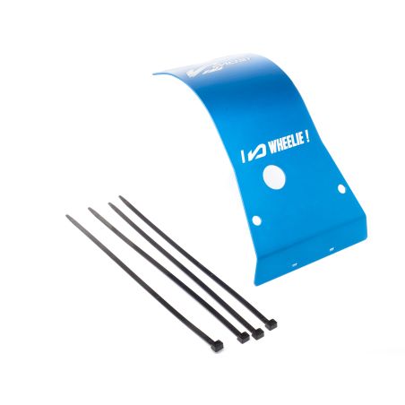 Cubrecárter de aluminio azul Most Racing para Sherco 50cc