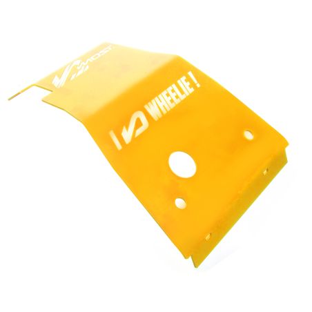 Cubrecárter de aluminio dorado Most Racing para Beta RR 50cc