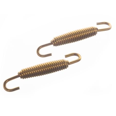 Muelle de escape pivotante MOST Racing inox 66 mm dorado