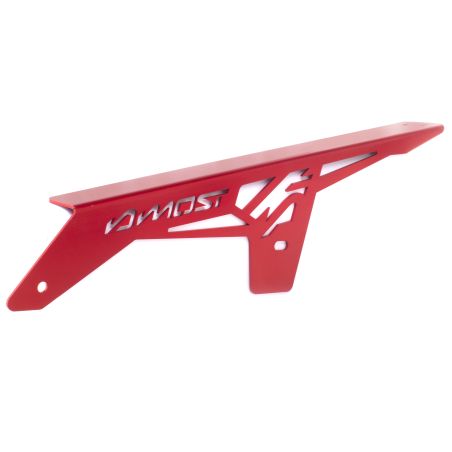 Protector de cadena MOST Racing aluminio anodizado rojo Derbi Senda