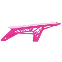 Protège-chaîne MOST Racing aluminium anodisé rose Derbi Senda