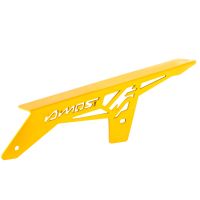 Protège-chaîne MOST Racing aluminium anodisé or Derbi Senda