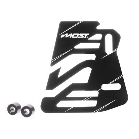 Protector de bomba de freno trasera Most V2 negro 50cc