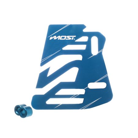 Protector de bomba de freno trasera Most V2 azul 50cc