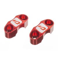 Pontets guidon Most 22mm rouge